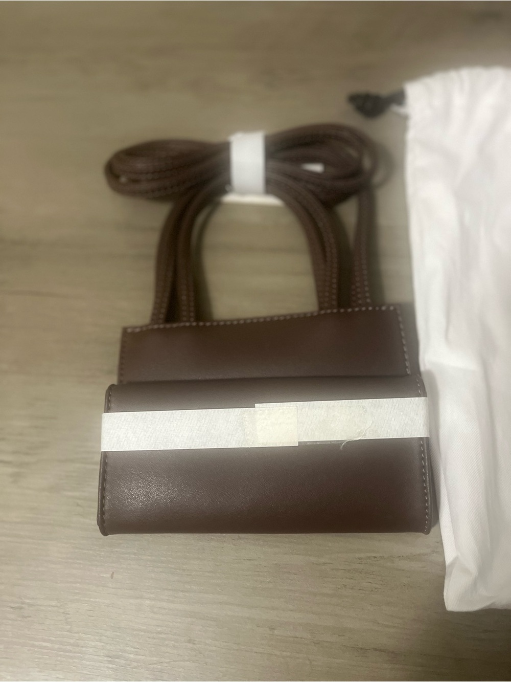 NWT Telfar Small Shopping Bag - Chocolate - Picture 6 of 7